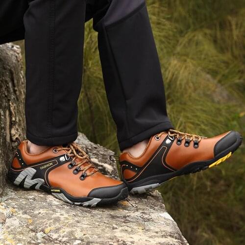 New Shoes Men Outdoor Hiking Waterproof Breathable Hunting Trekking Shoes Mens Mountain Sport Climbing Hiking Walk Sneakers