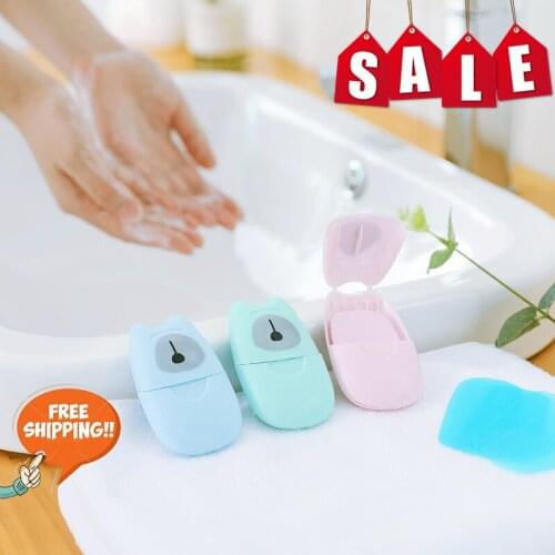 Easy Washing Hand Disinfecting Soap Paper Bath Soap Flakes Mini Cleaning Paper Travel Convenient Disposable Scented Slice Home