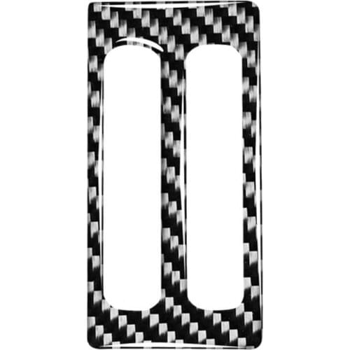 Air Outlet Vent Sticker Wear Resistant Anti-scratch Carbon Fiber Non-fading Car Cover for Jaguar F-PACE X761