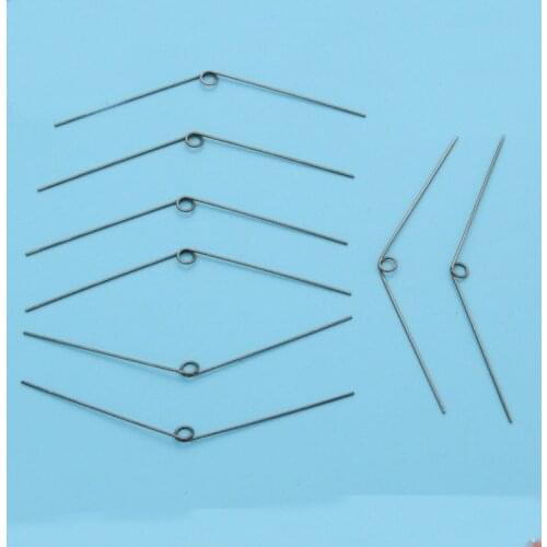Galvanized Torsion Spring 0.6mm Line Diameter Outer Diameter 3.9mm Rotating Nonstandard Spring 20pcs