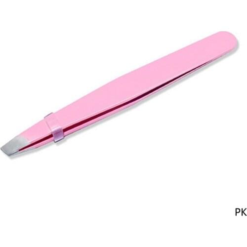 Shaving & Hair Removal Stainless Steel Eyebrow Clip Tweezers Makeup Beauty Tools SANA889
