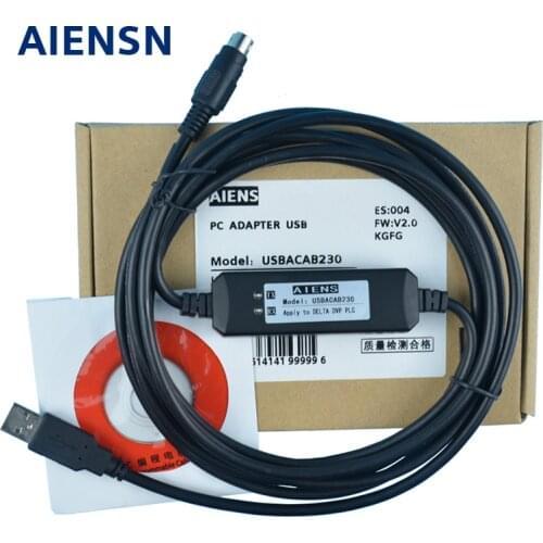 Suitable for Delta DVP series PLC programming cable communication/data download line USB-DVP USBACAB230