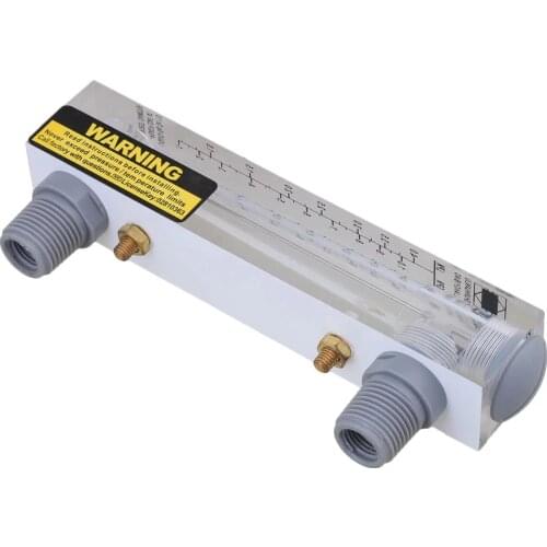 0.2-1GPM/1-4LPM LZM-15 Water Flow Meter Panel Flowmeter 17cm Length