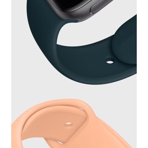 Silicone Strap For Apple Watch band 44mm 42mm 38mm 40mm Sport Rubber correa watchband belt bracelet iWatch 6 5 4 3 2 1