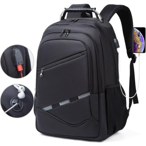 NANCY TINO Men Business Laptop Backpack Women Multifunctional USB Waterproof Large Capacity Student Travel 17inch Computer Bag