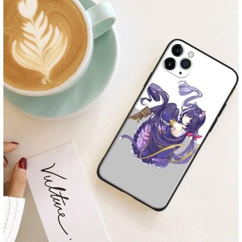 Kyaru momochi anime manga aesthetic silicone Phone Case FOR iPhone Se 6 6s 7 8 Plus X Xr Xs 11 12 Mini Pro Max Glass Cover Shell