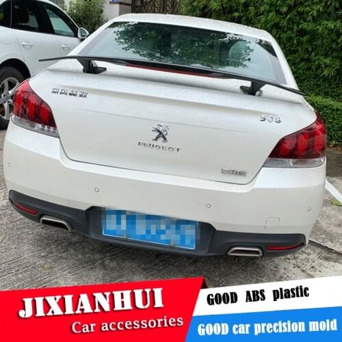 For Peugeot 408 Spoiler 2011-2018 Peugeot 508 308 Spoiler TF RUIYI ABS plastic Material Car Rear Wing Color Rear Spoiler
