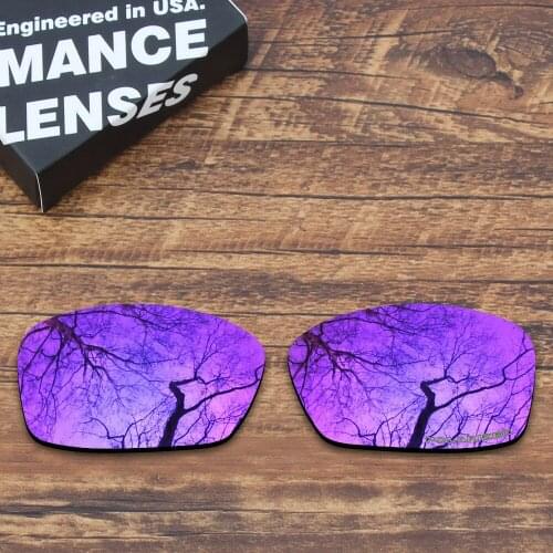 ToughAsNails Resist Seawater Corrosion Polarized Replacement Lenses for Oakley Hijinx Sunglasses Purple Mirrored (Lens Only)