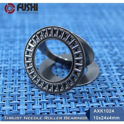 AXK1024 + 2AS Thrust Needle Roller Bearing With Two AS1024 Washers 10*24*4 mm ( 10 Pcs) Bearings