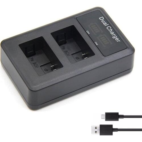 NP-FW50 Camera Battery charger NP FW50 Charger USB Dual Charger for Sony Alpha a6500 a6300 a6000 a5000 a3000 NEX-3 a7R bateria