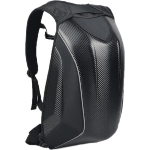 Motorcycle Hard Case Bag Cycling Backpack Motorcycle Carbon Fiber Racing Backpack Waterproof Luggage Bags Large Capacity