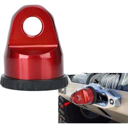 1 pcs Car Winch Link Connection Hook Mount With Titanium Pin & Rubber Guard for UTV ATV Winch Line