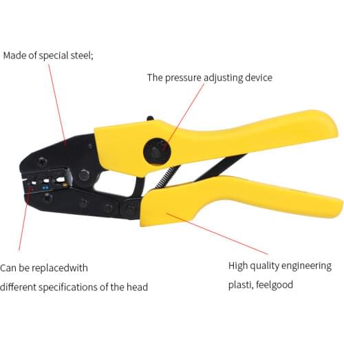 EUROPE STYLE RATCHET Crimping Tools New Generation Crimping Plier Multi Tools Hands Energy Saving Wire Crimper Tool AN-30J