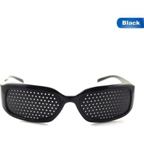 Black Unisex Vision Care Eyeglasses Eye Exercise Eyesight Improve plastic