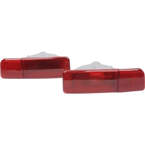 Hot For 2004 Mitsubishi Outlander Tail Fog Light Bumper Rear Lamps Pair Left & Right [QP865]