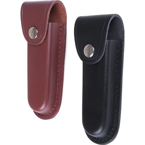 Pocket Belt Loop Hunt Hiking Knife Sheath Holster Wear Resistant Pouch Outdoor Camping Artificial Leather Holder Multi Tool Case