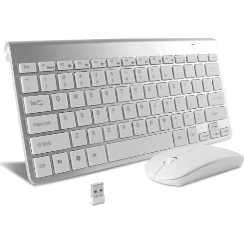 Wireless 2.4G Keyboard Mouse Combos 78 Keys Mini Ultra-Thin Portable Optical Mouse Keyboard And Mouse Set For Desktop Laptop PC