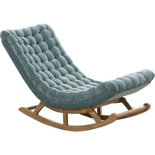 Nordic Rocking Chair Sofa Lazy Reclining Chair Balcony Afternoon Nap Leisure Chair Household Leisure Chaise Lounge Sofas Chair