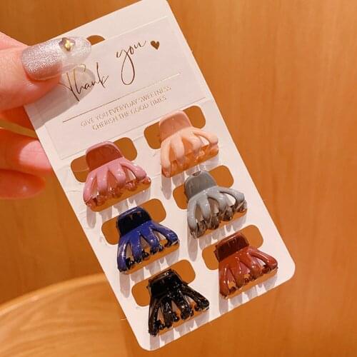 New Solid Color Hairpin Women Girl Hair Clip Small Hair Claw Bow Barrette Bangs Clip Fashion Headwear Hair Accessories Girl Gift