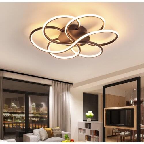 NEO Gleam New Arrival Surface Mounted Modern Led Chandelier For Living Study Room Bedroom Dimmable 110 220V Ceiling Chandeliers