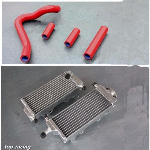 High performance aluminum alloy radiator & silicone hose for Honda CR250R CR 250 R 2-stroke 1992-1996 1993 1994 1995