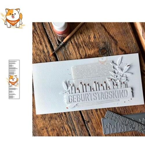 Candle Stick Frame Christmas Metal Cutting Dies Scrapbooking Stencil DIY Embossing Craft Die Cuts Card Making New Dies For 2020