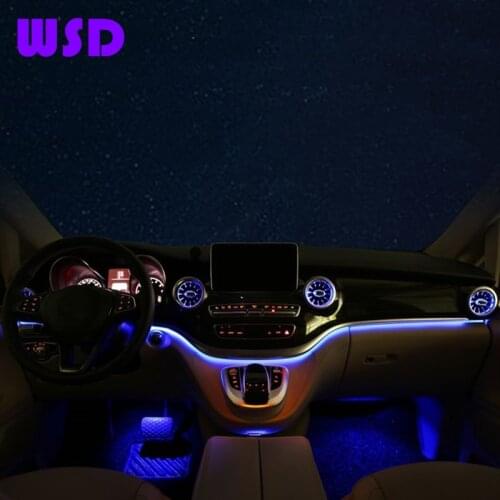 Luminous vent for Mercedes-Benz V-Class W639 64-color interior ambient light Turbine air outlet Original agreement installation