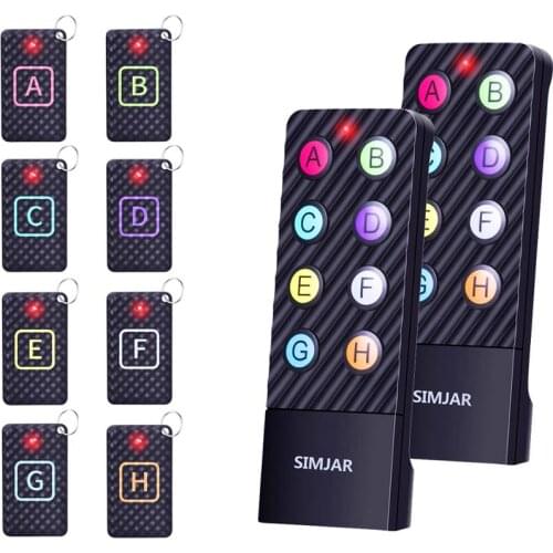 Key Finder with Extra Backup RF Transmitter and Lanyards,Finder Locator for Wallet Phone Glasses Luggage Pet Tracker