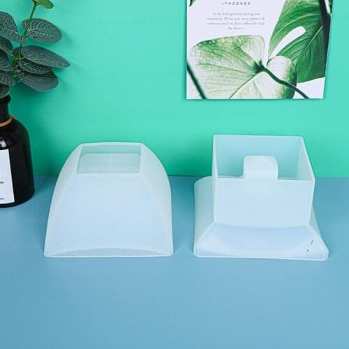 1PC Crystal Storage Box Silicone Mould Epoxy Resin Jewelry Case DIY Handmade Craft Making Supplies