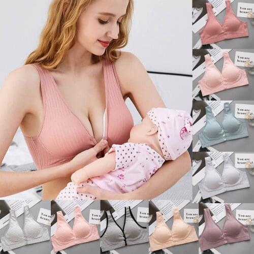 25# Bra Women Feeding Nursing Pregnant Maternity Bra Breastfeeding Underwear Women Bra Pregnancy Underwear Brasier Para Mujer