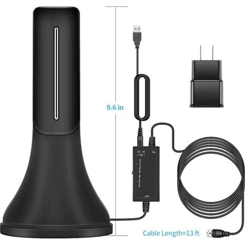 Digital Dvb-t / Dvb-t2 High Gain 20dbi Tv Digital Indoor Tv Antenna cellular signal booster