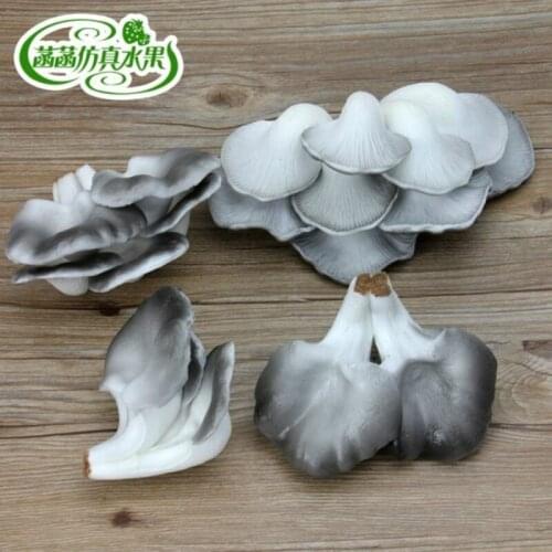 Restaurant desktop Decoration Crafts PU Simulation Food Mushroom Cabinet Model Decorative Props 2pc/lot