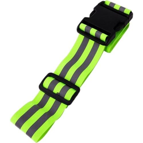 KLV High Visibility Reflective Security Safety Fabrics Reflective Stripe Belt Hot