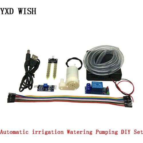 Automatic watering water pump Automatic irrigation module DIY set Soil moisture detection automatic watering Pumping Diy Kit