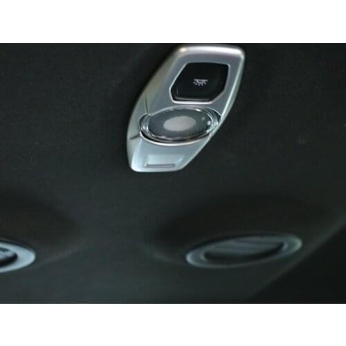 My Good Car ABS Chrome Car Reading Lights Protection Cover Reading Lamps Decoration Covers for Ford Everest Explorer 2015 2016