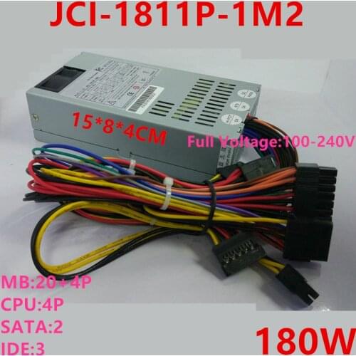 New PSU For Kenwei AIO ITX FLEX NAS Small 1U 180W Power Supply JCI-1811P-1M2