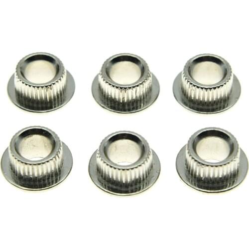 Ohello 10mm Metal Vintage Guitar Machine Heads Tuners Nuts/ Bushings/Ferrules Tuning Keys Conversion Bushings Adapter Ferrules