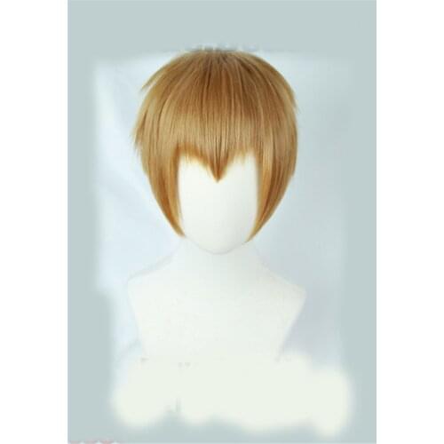 1pcs Mob Psycho 100 Anime reigen arataka Wig Heat Resistant Synthetic Hair Halloween Party Cosplay Prop Decor for Men Boy