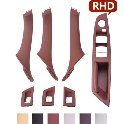 Right Steering Wheel RHD Interior Door Armrest Pull Handle Set BM W 5 Series F10 F11 520i 523i 525i 528i 535i 2009-2016