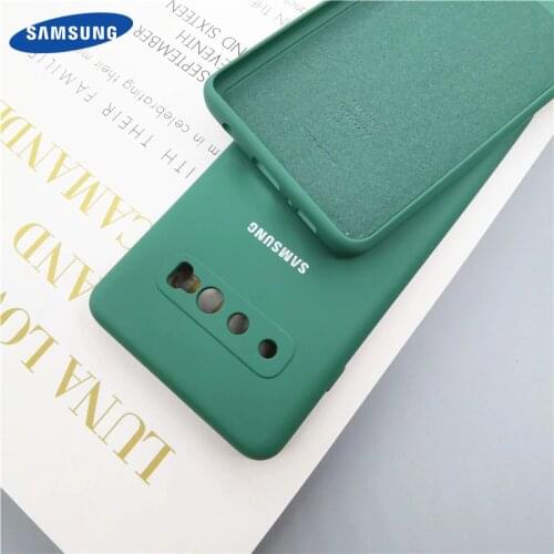 Samsung Silicone Cover Galaxy S9 S10 S20 S21 Plus Ultra 5G Case For S10e S9+ S10+ S20U S21U Silky Soft Shell Full Protection