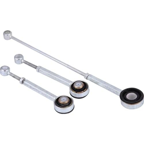 Silver Black Aluminum Alloy Gear Shift Linkage Rod Gearbox Set for Berlingo Xantia Xsara Peugeot 306 405 Partner 245281 2454F5