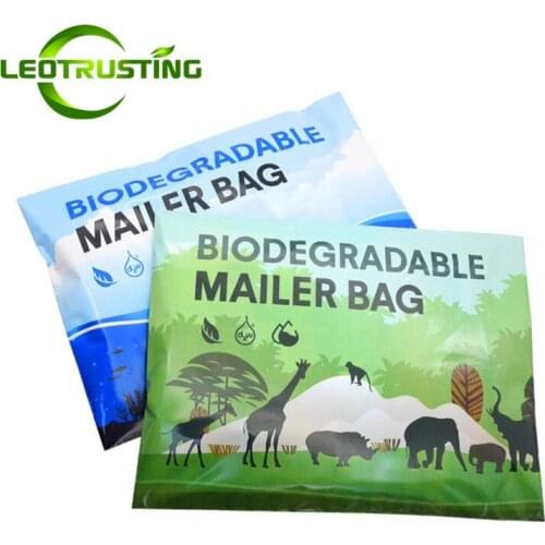 Leotrusting 10x13in Eco-biodegradable Blue Ocean Poly Mailer Adhesive Envelopes Courier Cartoon Anime Children Gifts Boxes Bag