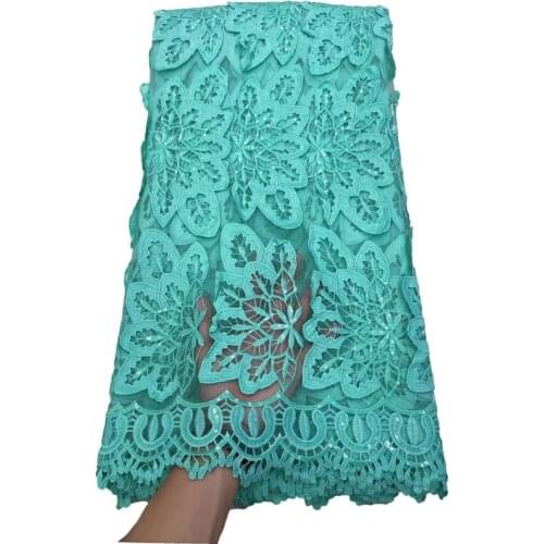 Green Sequined Lace Fabric African Lace Fabrics 2021 High Quality Net Lace With Sequins French Tulle Lace For Party 5yards