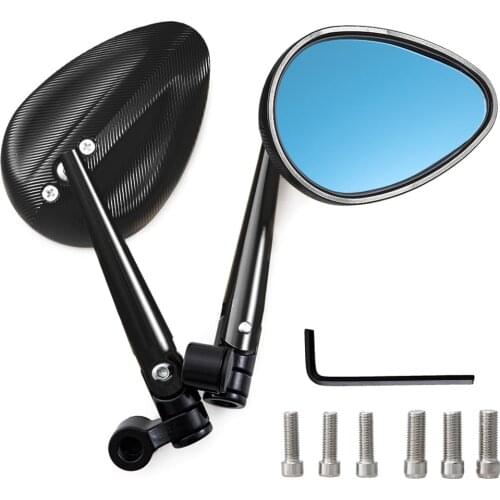 2pcs Universal Motorcycle Rearview Mirror Moto CNC Side Mirrors For YAMAHA ys 150 tmax 530 tdm 850 fz6n mt10 c8 nmax 155 fazer8