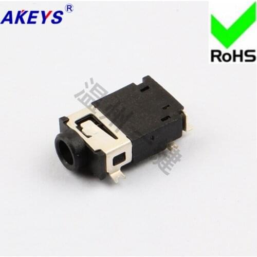 10 PCS PJ-224 Fixed foot 2 2.5 headphone socket 6 foot patch 2.5 socket Power Socket audio seat