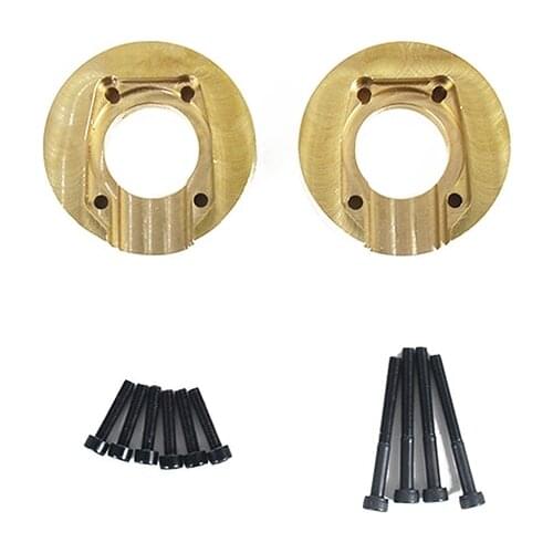 2pcs/set Brass Counterweight Balance Weight Kits for Yikong 4103 4102 4082 1/10 RC Crawler Car Upgrade Parts