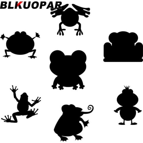 BLKUOPAR for Tree Animal Frog Toad Car Stickers Fashionable Funny Decals Die Cut Windows Motorcycle Decor Vinyl Car Wrap