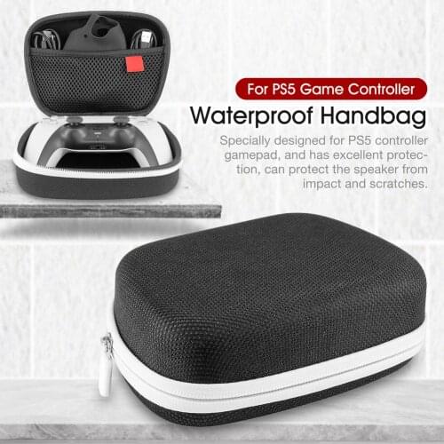 Carry Case For PS5 Gamepad Storage Bag EVA Hard Protective Box Shockproof Travel Case For PlayStation 5 Controller Accessories