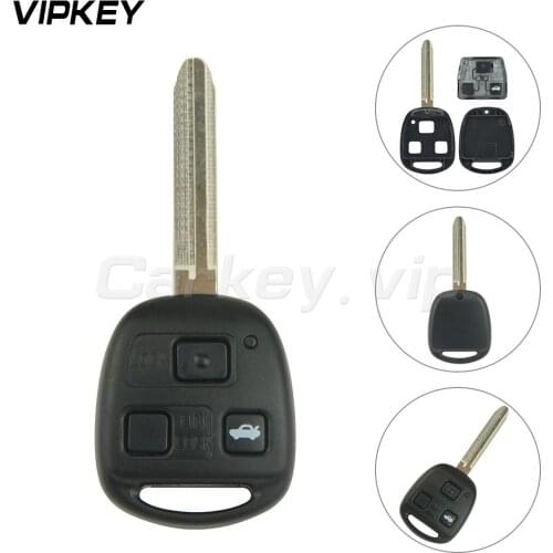 Denso( not Valeo) Remotekey 433mhz 4c 4d67 Chip 3 Button Remote Car Key fob Toy43 For Toyota Rav4 Kluger Avensis P/N:50171/42050
