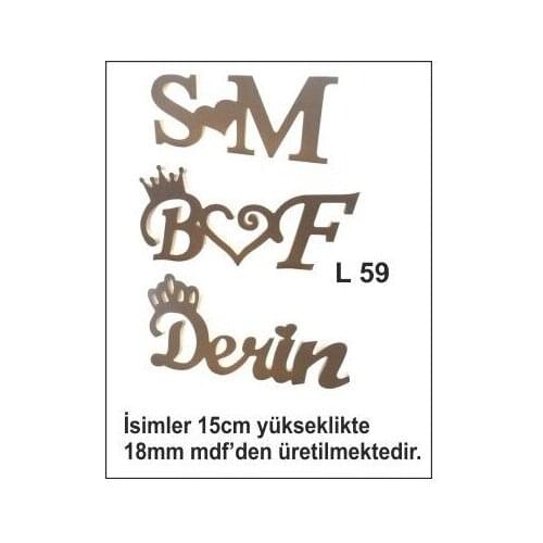 Wooden decorative-İsimlikler-Personalized paintable decorative objects декоративные предметы под роспись